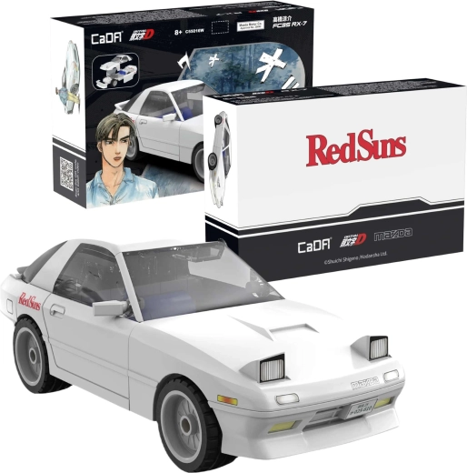 CaDA Mazda RX-7 FD3S Initial D set de construcție auto 1:35