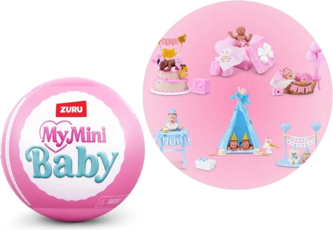 ZURU My Mini Baby surpriză de ziua de naștere - 1 bucată