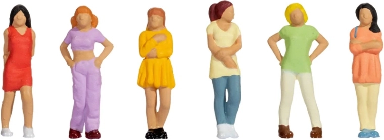 Set de figurine Noch – fete H0 (6 buc.)