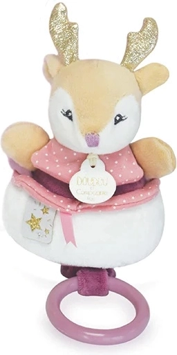 Jucărie muzicală de pluș Doudou pentru bebeluși 20 cm