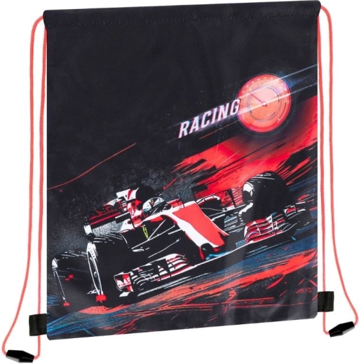 Săculeț sport cu șnur pentru spate Racing - 1 bucată