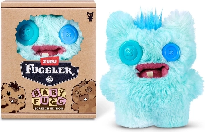 ZURU Fuggler Baby Fugg Screech, monstruleț de pluș