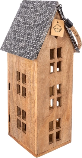 Lemn de mango rezistent și acoperiș metalic