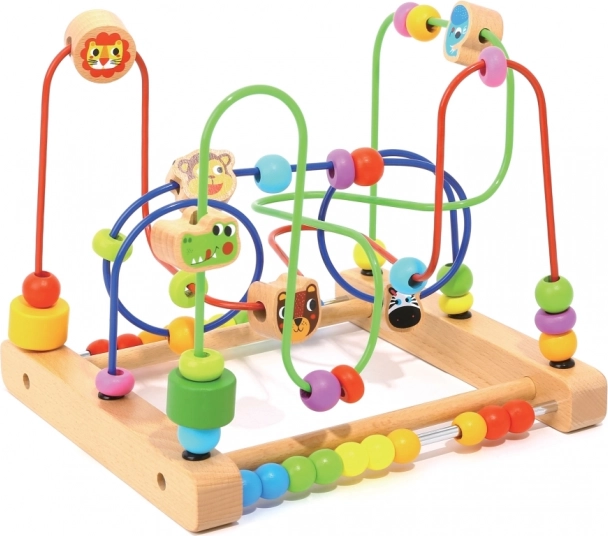 2kids toys labirint din lemn cu animale