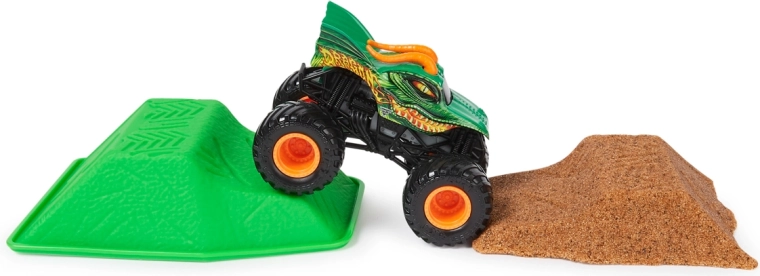 Camion monstru DRAGON metalic 1:64 cu anvelope BKT