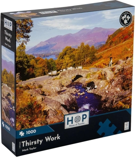 House of Puzzles Răcorire lângă pârâu – puzzle de 1000 de piese