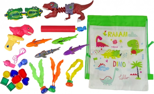 Set de scufundare pentru copii cu dinozauri pentru apă și piscină