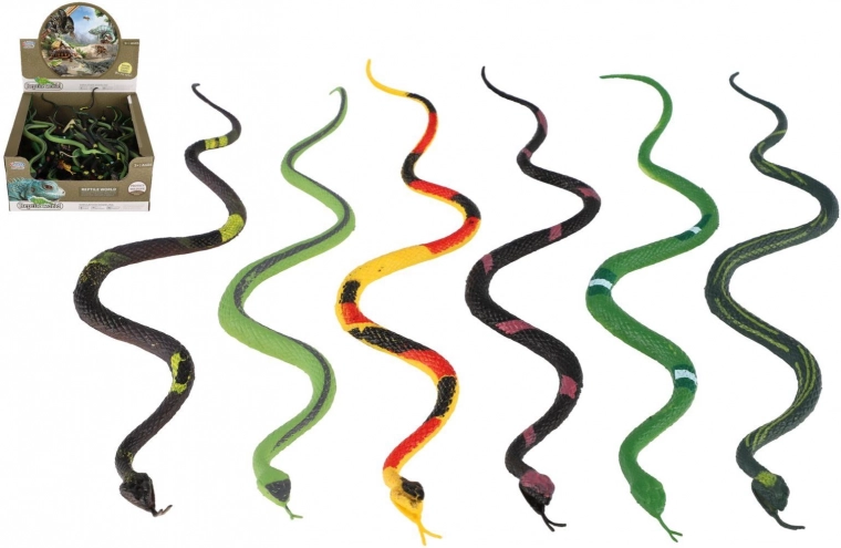 Șerpi din plastic 23 cm – mix de specii