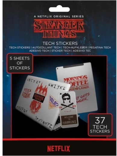 Autocolante din vinil Stranger Things, 37 de bucăți