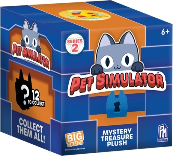 Pet Simulator seria 2 – figurină de pluș în cutie cu surpriză - 1 bucată