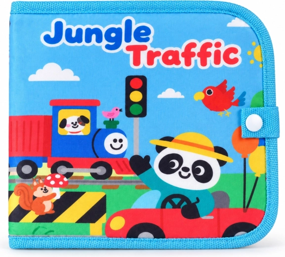 Carte textilă educativă Chipolino Transport