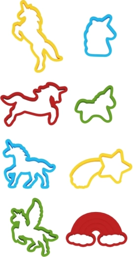 Forme de decupat cu motiv de unicorni