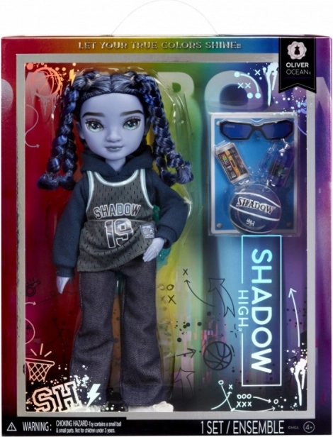 Păpușa Shadow High Oliver Ocean în culoarea albastră