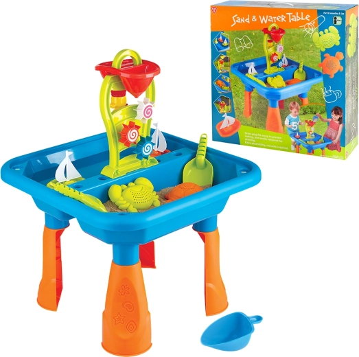PlayGo masă pentru apă și nisip – set 20 de piese