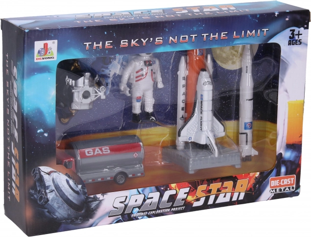 set de jucării spațiale space star – set din 5 piese pentru copii