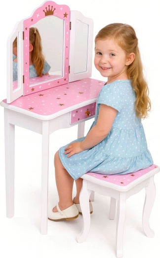 Oglindă triplă ca într-un salon adevărat