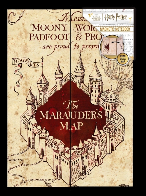 Caiet A5 HARRY POTTER Harta Ștrengarilor