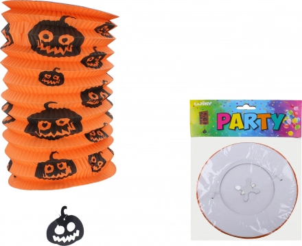 Lampion cilindru Dovleac 15 cm