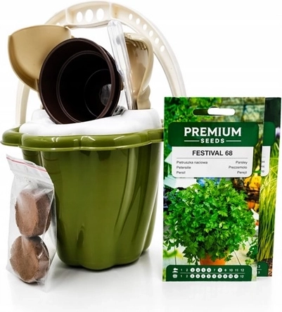Set de grădinărit pentru cultivarea arpagicului și a pătrunjelului