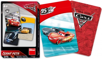 Negru Pătru Joc de Cărți - Cars 3