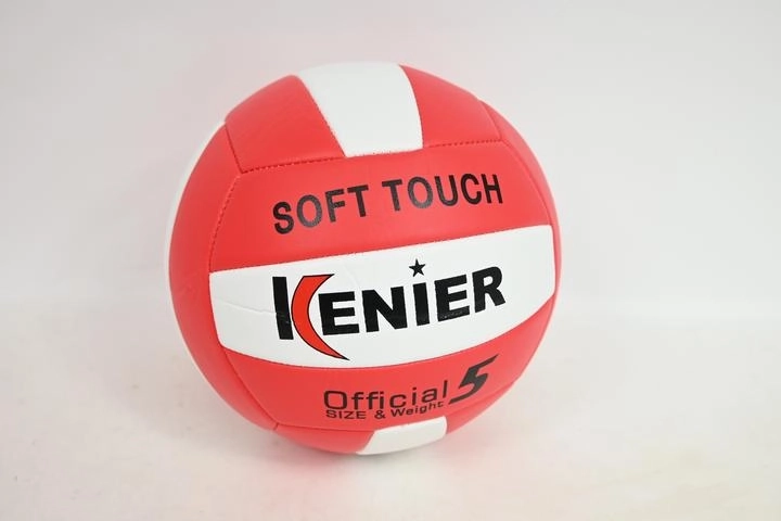 Minge de volei alb-roșie
