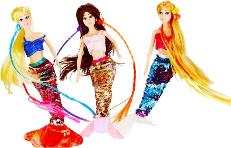 Coadă din paiete strălucitoare pentru un efect magic