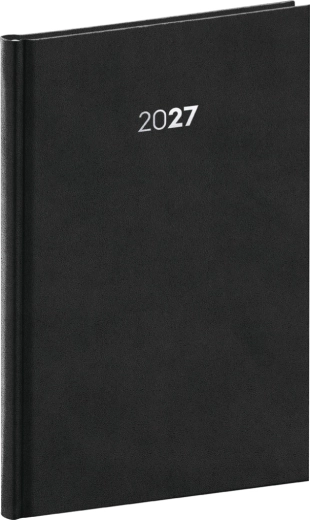Agenda săptămânală Notique Balakon 2027 neagră 15 × 21 cm