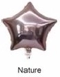 Balon din folie stea, natural, 45 cm