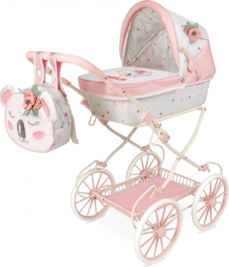 DeCuevas cărucior pliabil pentru păpuși cu rucsac Koala 81 cm