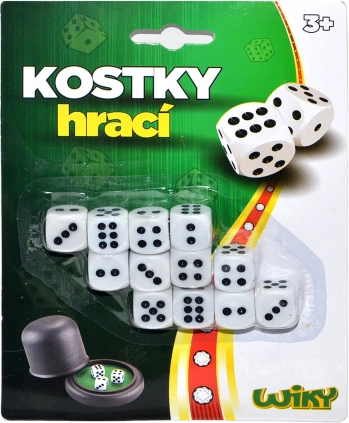 Set de zaruri de joc 14 mm – 12 bucăți