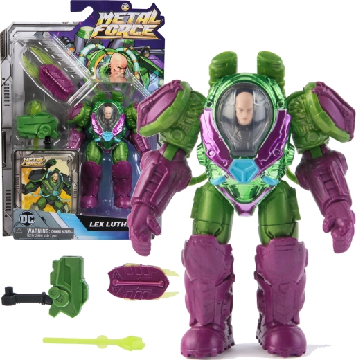 Figurină de acțiune LEX LUTHOR 12 cm – DC Comics Metal Force