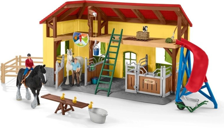Schleich Farm World grajd pentru cai cu accesorii