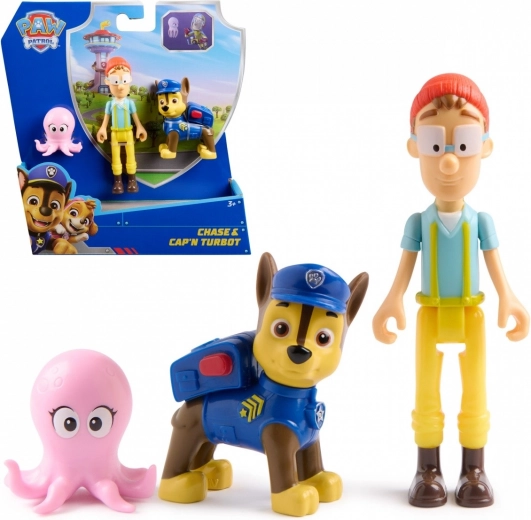 Reprezentanții Patrula Cățelușilor Personaje Chase și Căpitan Turbot
