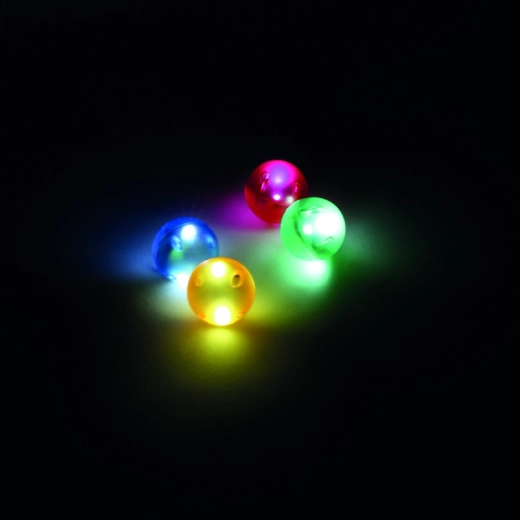 Cleverclixx bile luminoase pentru pista de bile Dazzling Lights (4 buc.)