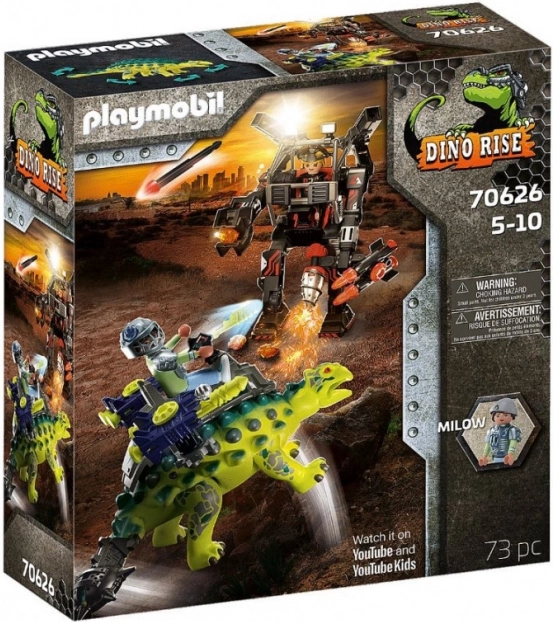 PLAYMOBIL DINO RISE – Saichania: respingerea atacului
