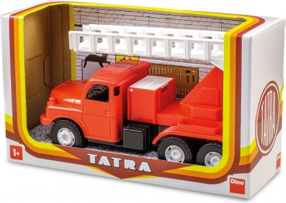 tatra 148 pompieri 30 cm – mașină de pompieri din plastic cu scară extensibilă