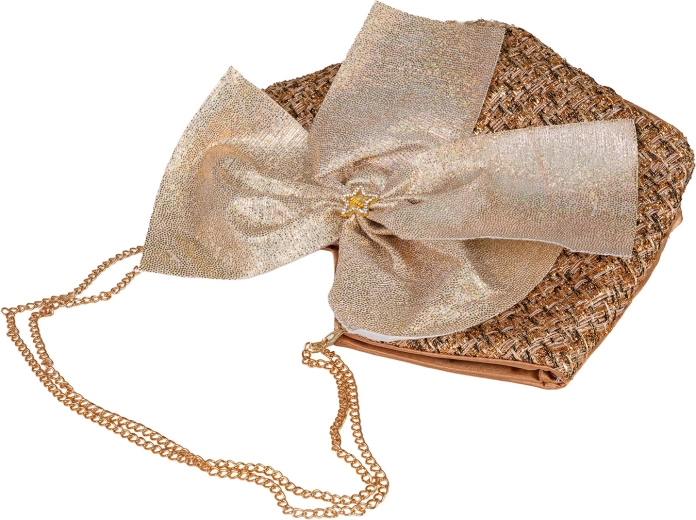 Poșetă elegantă cu fundiță pentru drum