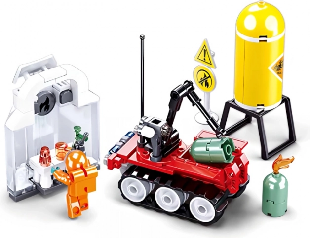 Sluban pompieri – robot controlat de la distanță, set de construcție