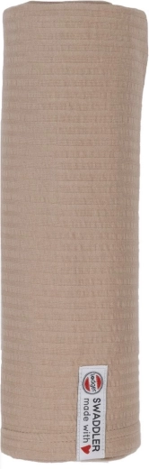 Scutec textil Lodger swaddler Seersucker bej 120 × 120 cm