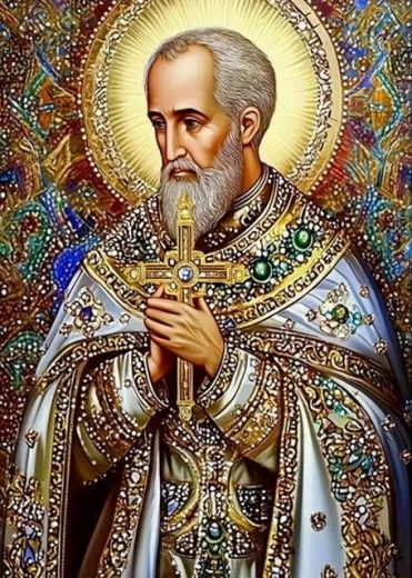 Norimpex pictură cu diamante – icoana Sfântului Nicolae 30 × 40 cm