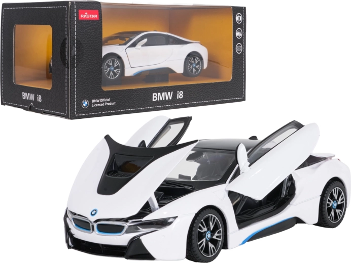 Model metalic BMW i8 la scara 1:24 RASTAR