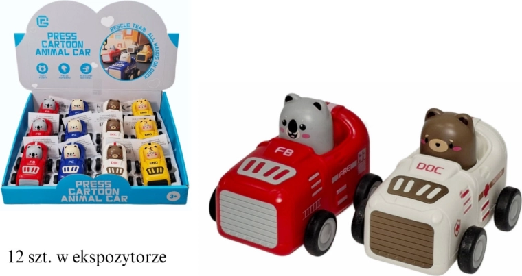 Mașinuță pentru bebeluși cu propulsie „press and go” - 1 bucată
