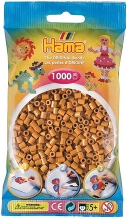 Mărgele de călcat Hama Midi maro deschis 1000 buc.