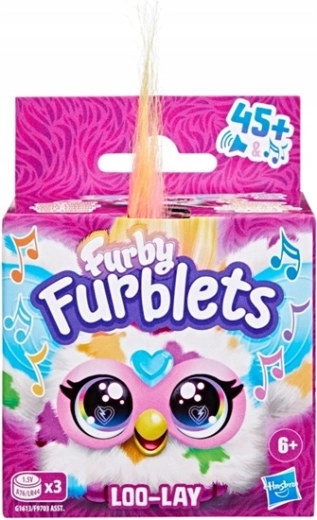 Furby Furblets Loo-Lay mini pluș interactiv cu clips