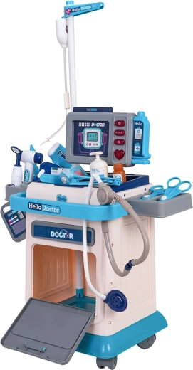 Cărucior mobil cu spațiu de depozitare