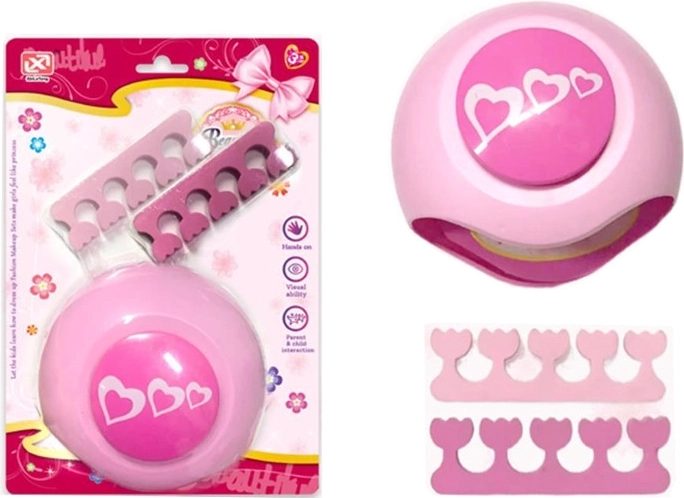 Set colorat pentru aranjarea unghiilor cu lampă pentru copii