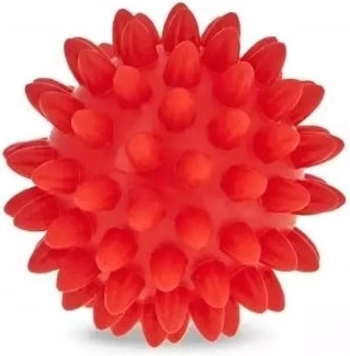 Fizjo minge de masaj pentru reabilitare cu proeminențe 6,6 cm roșie
