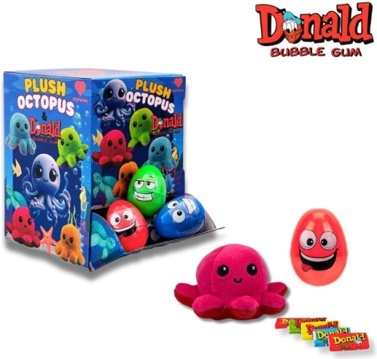 Caracatiță Flip din pluș cu gume DONALD