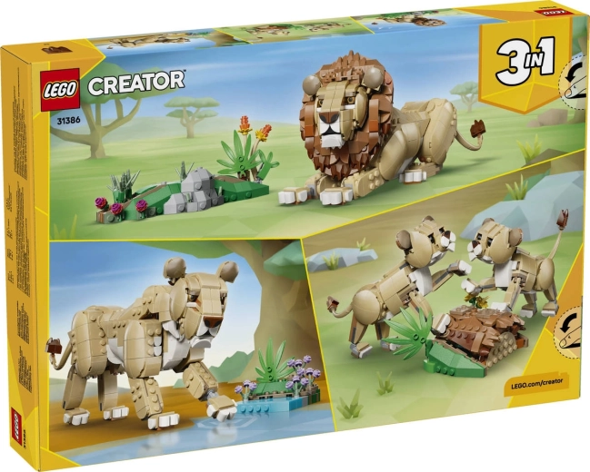 Trei modele de animale într-un singur set de construcție