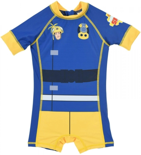 Costum de baie pentru băieți Pompierul Sam cu protecție UV 50